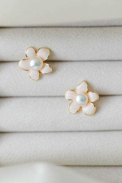 Blossom Pearl Studs