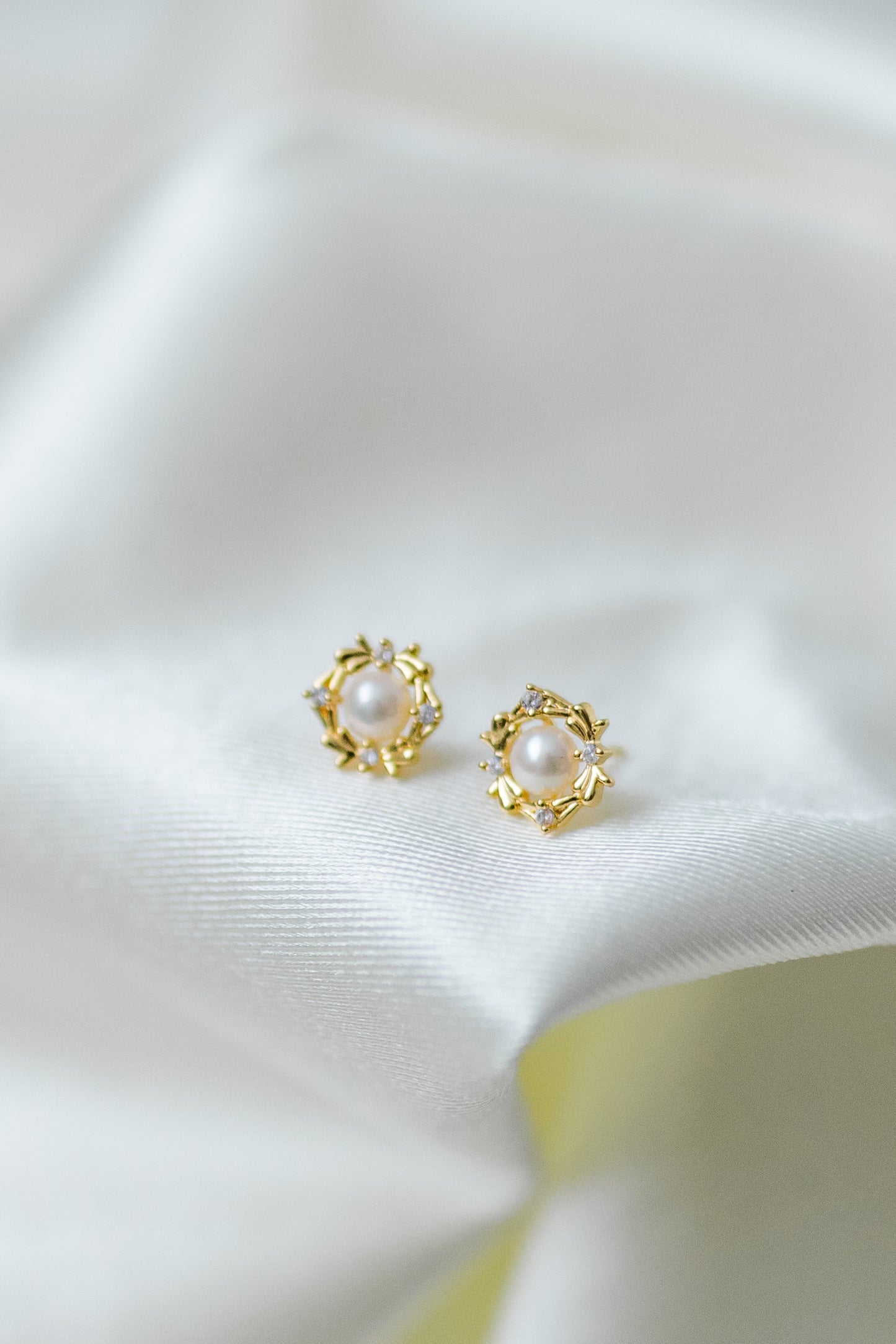 Lustrous Flora Studs