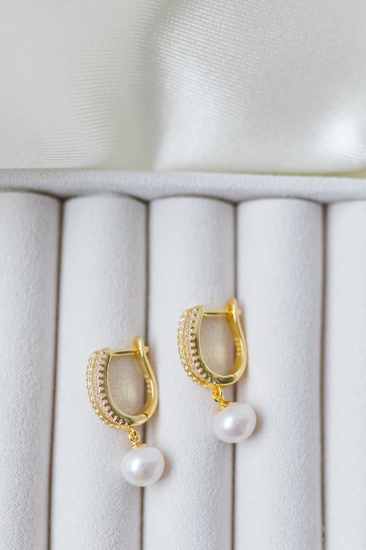 Timeless Pearl Hoops