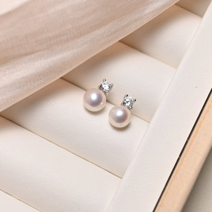 Diana Pearl Studs - ZG_PearlsS925/Sterling SliverZG_PearlsGoldSterling silver