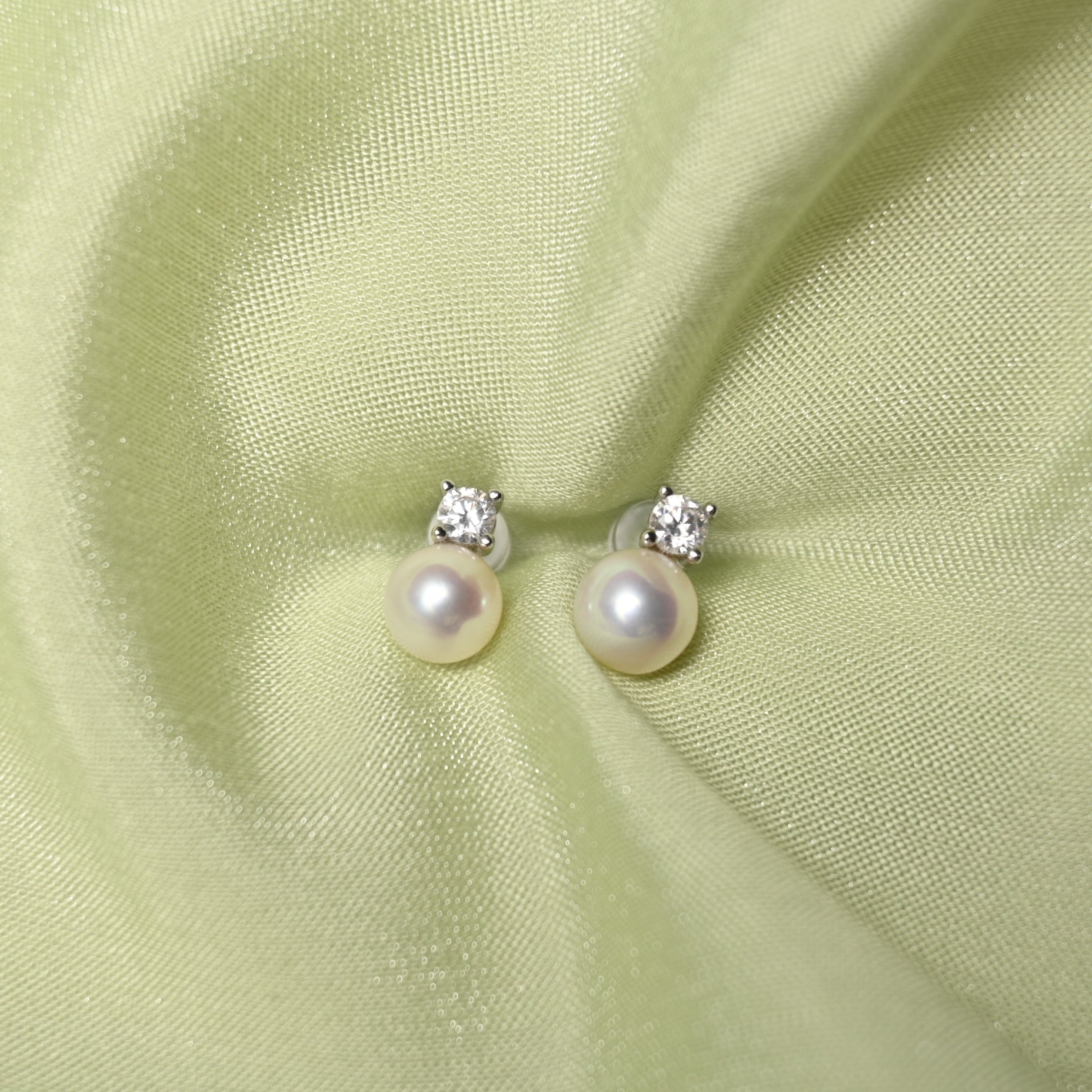 Diana Pearl Studs - ZG_PearlsS925/Sterling SliverZG_PearlsGoldSterling silver