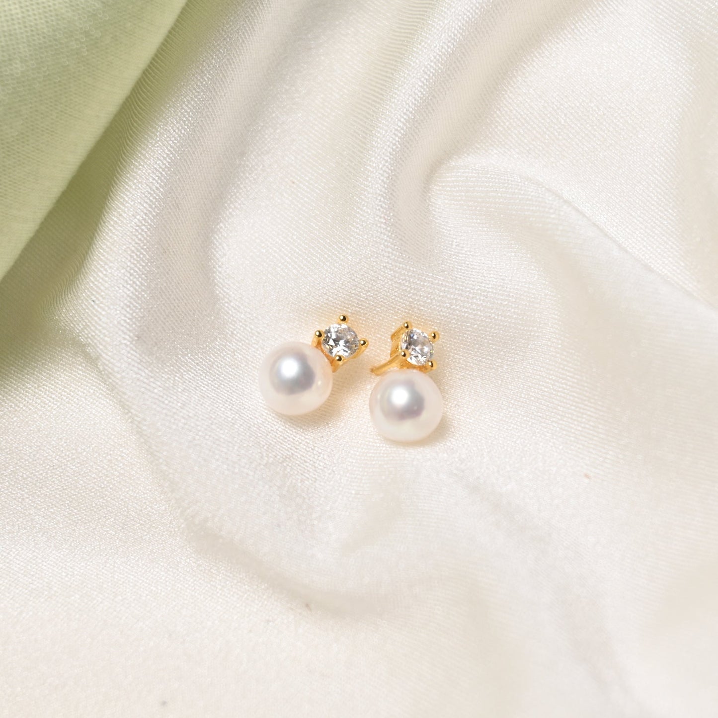 Diana Pearl Studs - ZG_PearlsS925/Sterling SliverZG_PearlsSliverSterling silver