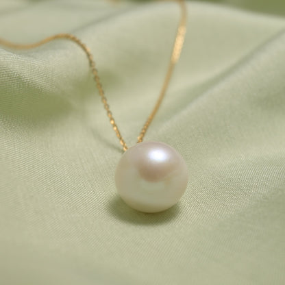 Edison 15 - 16mm single pendant necklace - ZG_PearlsS925/Sterling SliverZG_Pearls