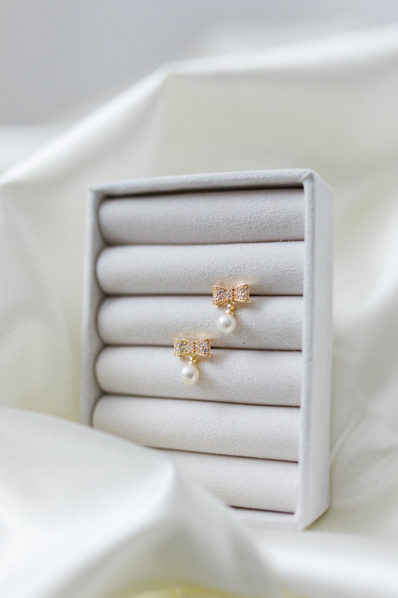 Elegant Bow Drops - ZG_Pearls14K Gold FilledZG_Pearls14K gold filled