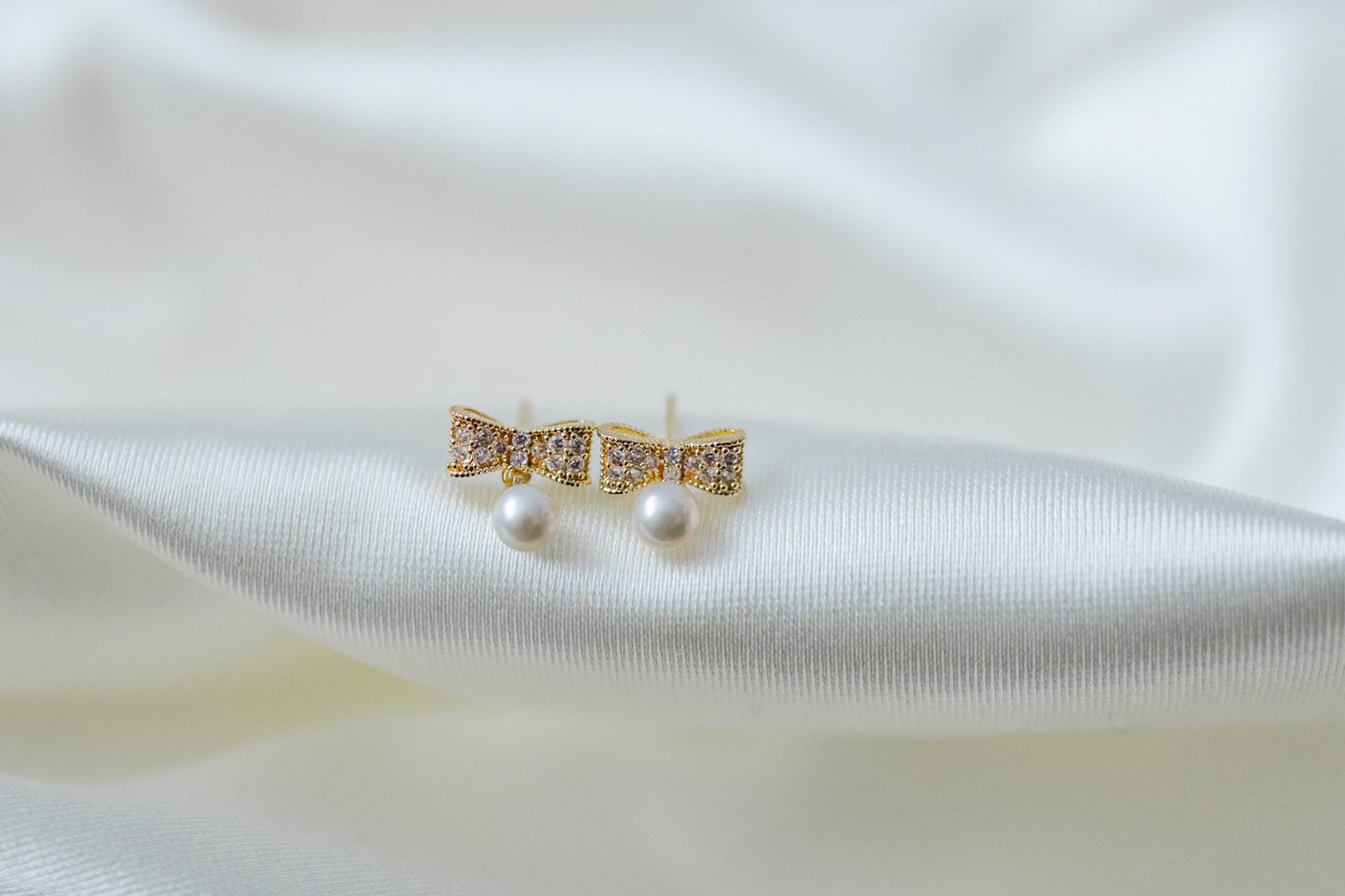 Elegant Bow Drops - ZG_Pearls14K Gold FilledZG_Pearls14K gold filled