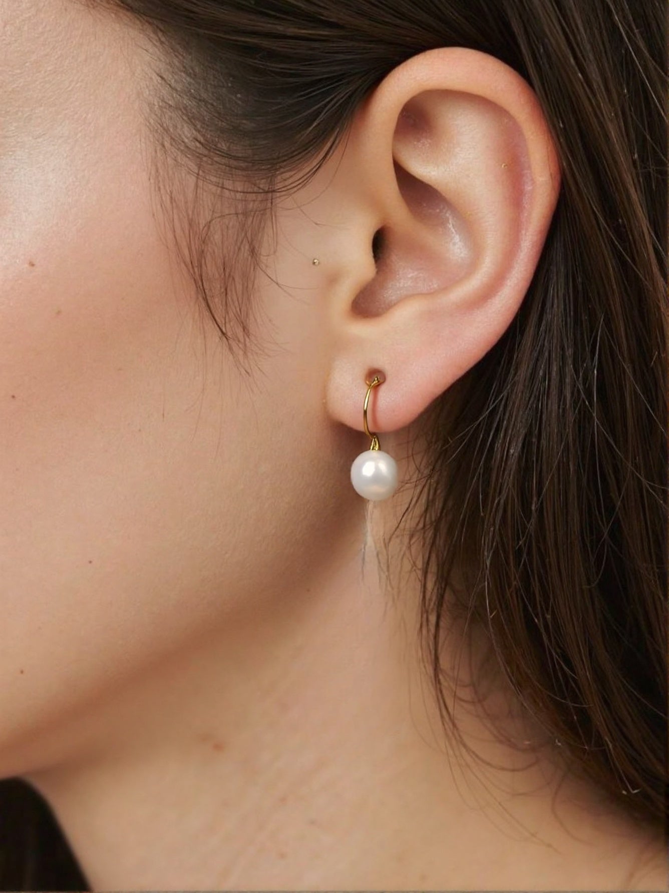 Ethereal Simplicity freshwater Pearl earring - ZG_PearlsS925/Sterling SliverZG_PearlsSterling silver