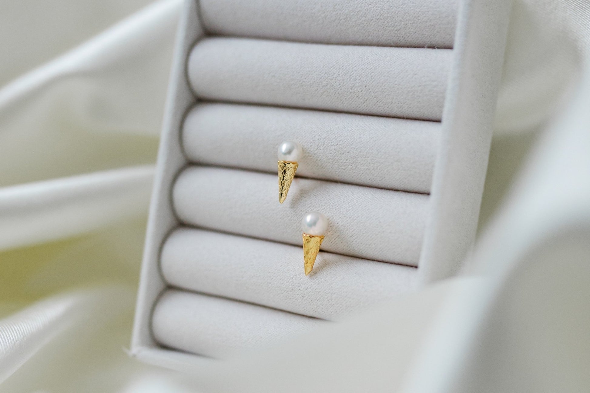 Ice cream cone earring - ZG_Pearls14K Gold FilledZG_PearlsGold14K gold filled