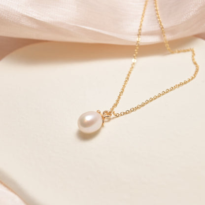 Less is more single pendant necklace - ZG_Pearls14K Gold FilledZG_PearlsGold14K gold filled