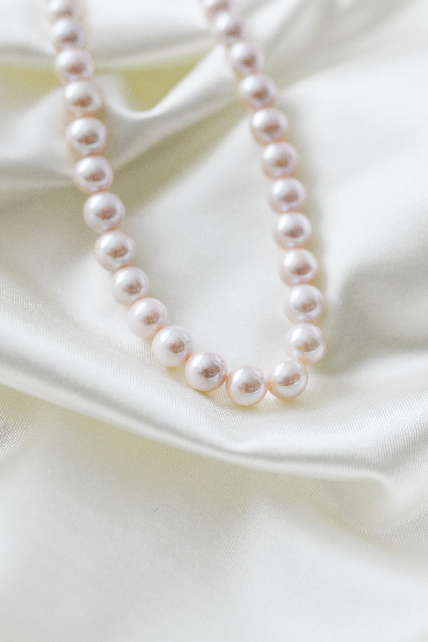 Luxury 10 - 11mm perfect round freshwater pearl necklace - ZG_Pearls14K Solid GoldZG_Pearls14K solid gold